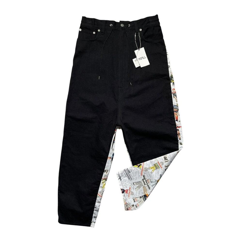 Hybrid paneled denim